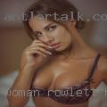 Woman Rowlett naked